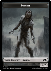 Phyrexian Germ // Zombie Double-Sided Token [Modern Horizons 3 Tokens] | Tables and Towers