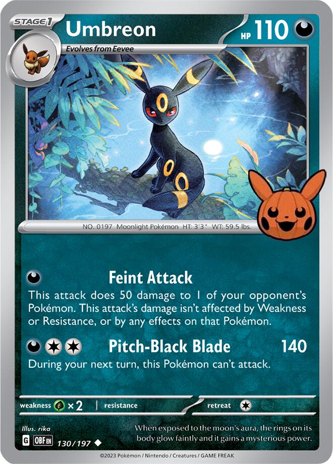 Umbreon (130/197) [Trick or Trade 2024] | Tables and Towers