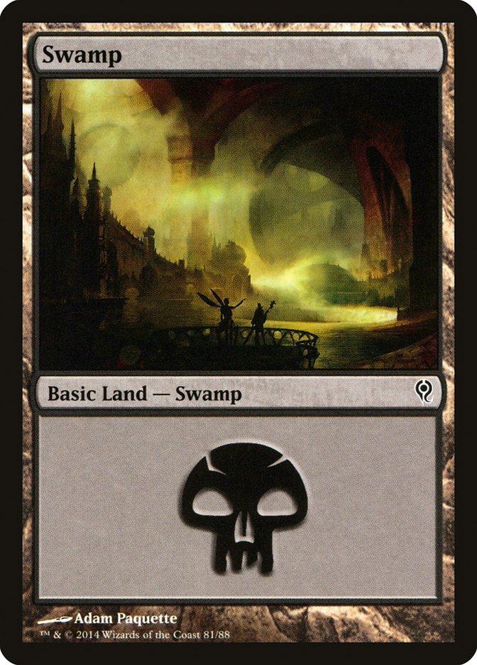 Swamp (81) [Duel Decks: Jace vs. Vraska] | Tables and Towers