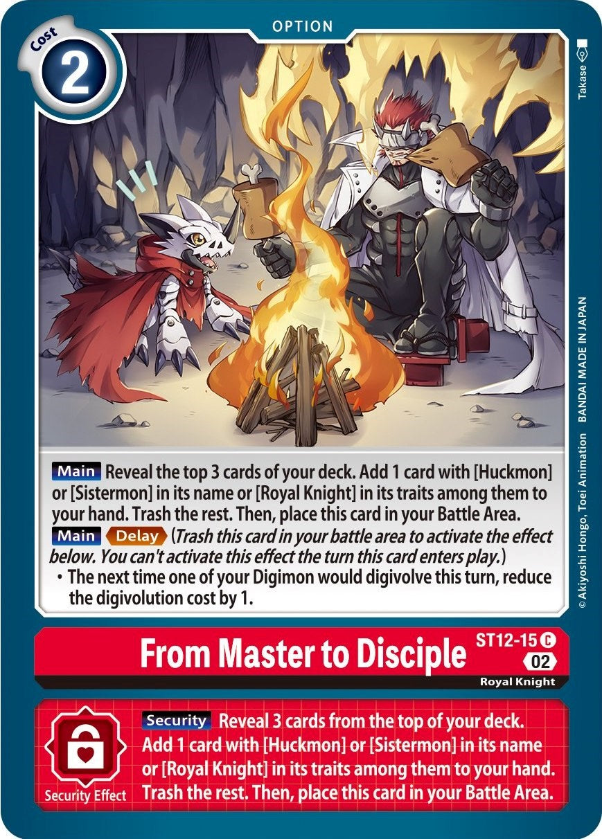 From Master to Disciple [ST12-15] [Starter Deck: Jesmon] | Tables and Towers