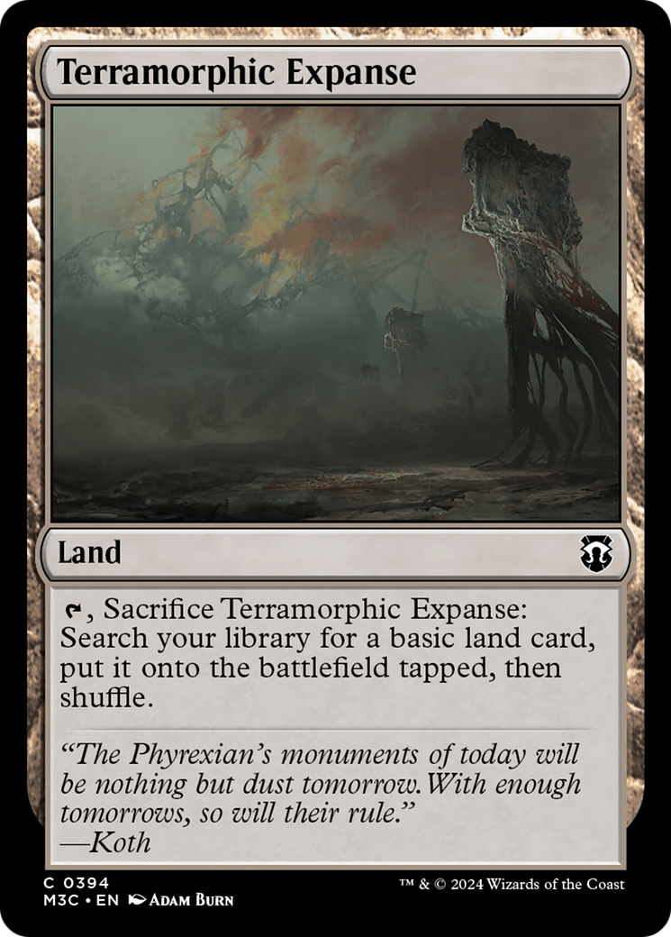 Terramorphic Expanse (Ripple Foil) [Modern Horizons 3 Commander] | Tables and Towers