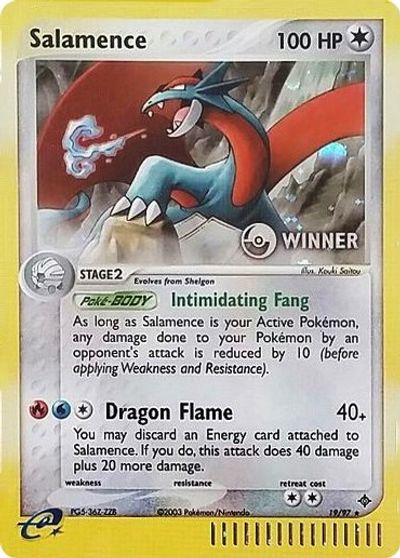 Salamence (19/97) (Winner) [League & Championship Cards] | Tables and Towers