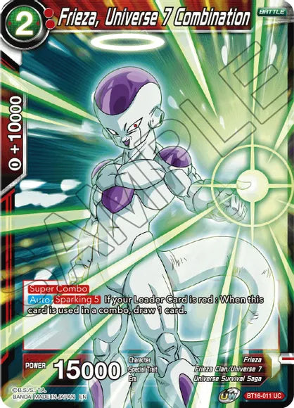 Frieza, Universe 7 Combination (BT16-011) [Realm of the Gods] | Tables and Towers