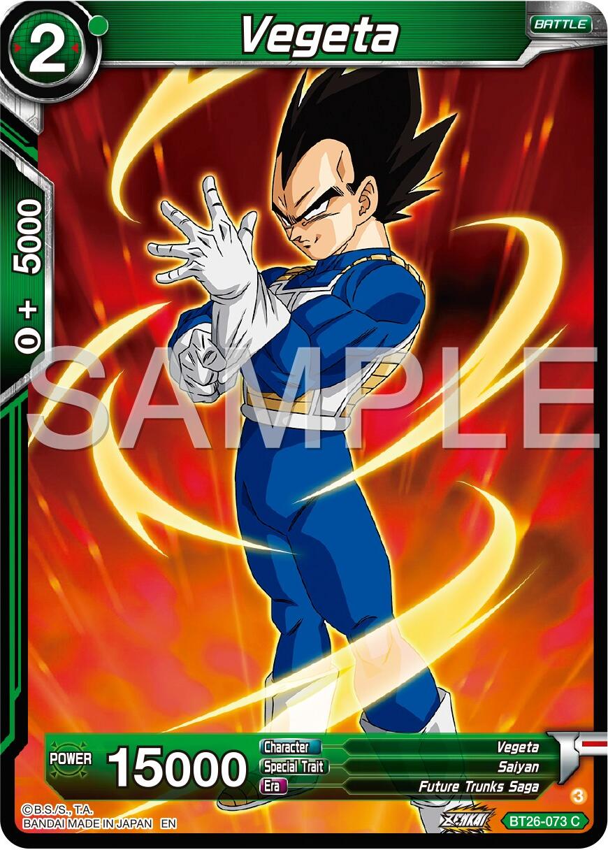 Vegeta (BT26-073) [Ultimate Advent] | Tables and Towers