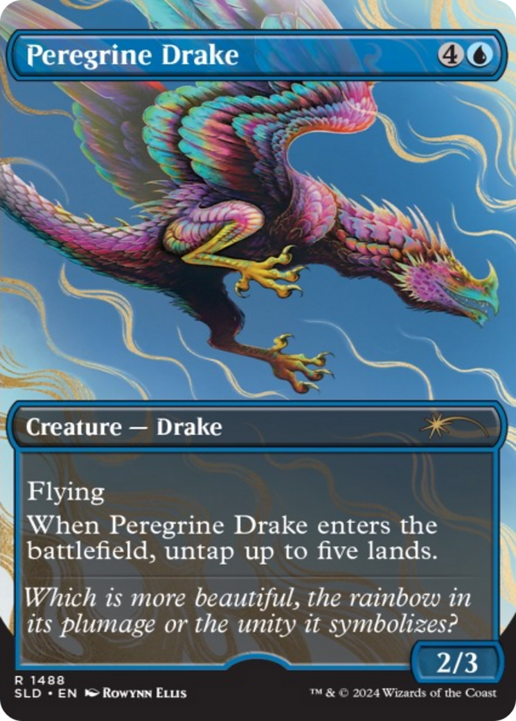 Peregrine Drake (Rainbow Foil) [Secret Lair Drop Series] | Tables and Towers