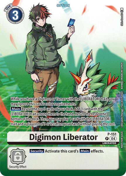 Digimon Liberator [P-151] - P-151 (Legend Pack 2024) [Digimon Promotion Cards] | Tables and Towers