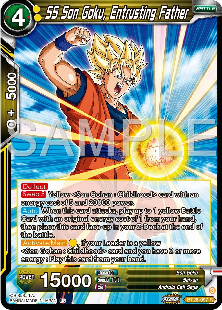 SS Son Goku, Entrusting Father (BT26-097) [Ultimate Advent] | Tables and Towers