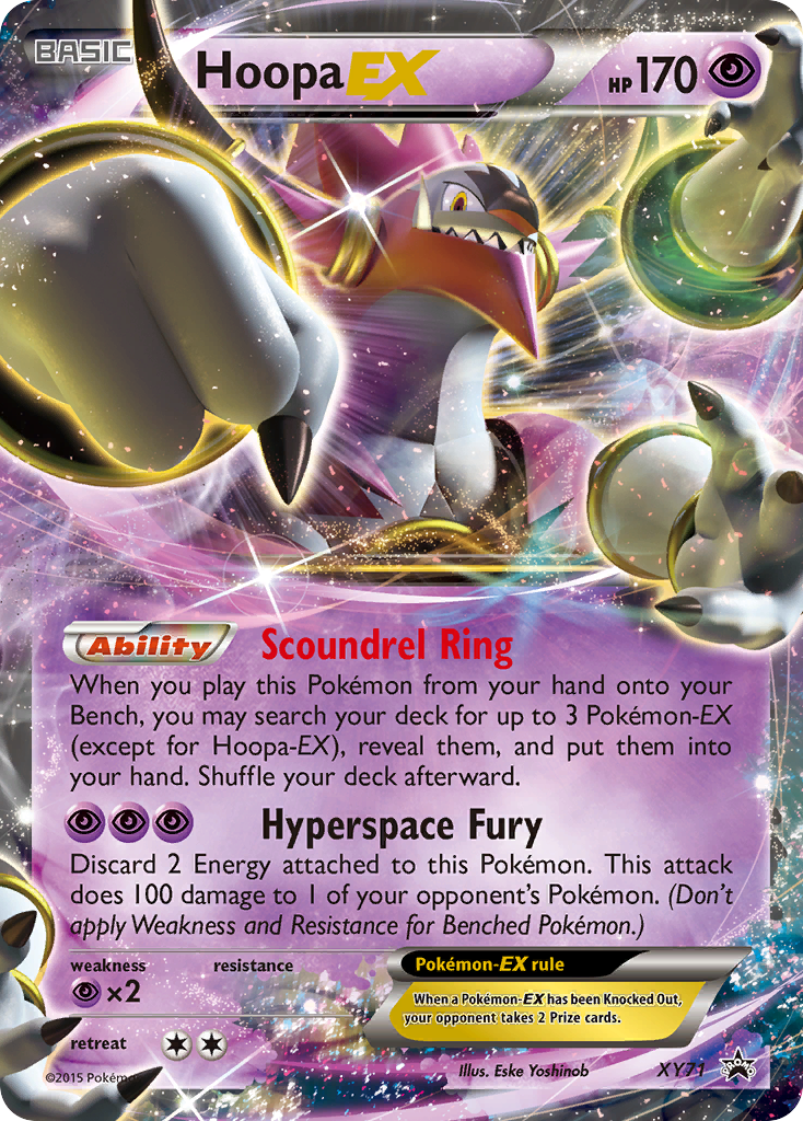 Hoopa EX (XY71) [XY: Black Star Promos] | Tables and Towers