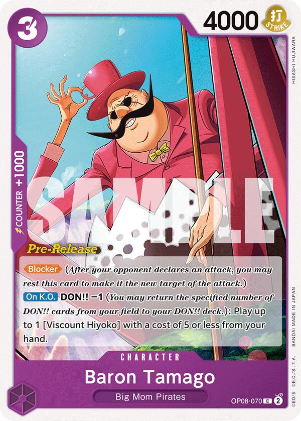 Baron Tamago [Two Legends Pre-Release Cards] | Tables and Towers