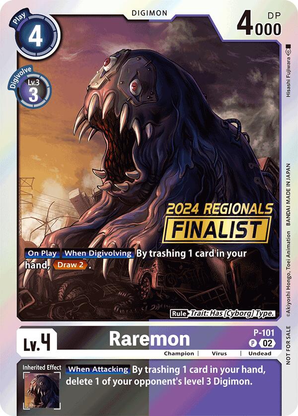 Raremon [P-101] - P-101 (2024 Regionals Finalist) [Promotional Cards] | Tables and Towers