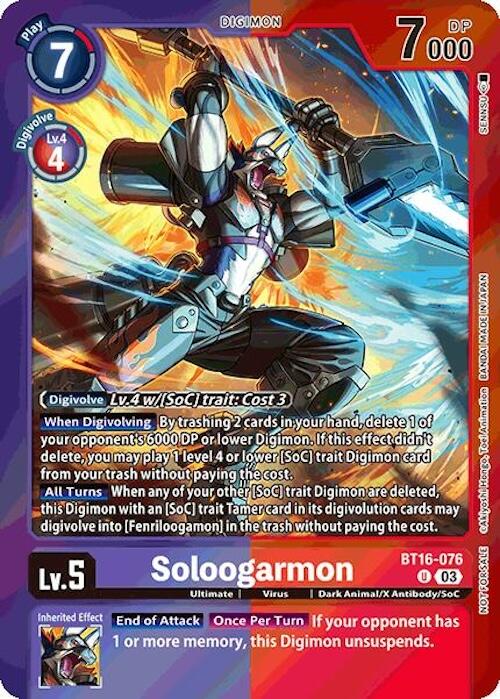 Soloogarmon [BT16-076] (Event Pack 7) [Beginning Observer] | Tables and Towers