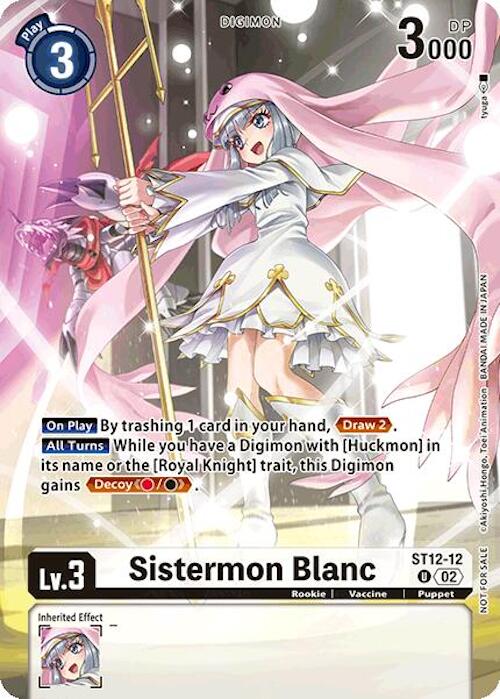 Sistermon Blanc [ST12-12] (Event Pack 7) [Starter Deck: Jesmon] | Tables and Towers