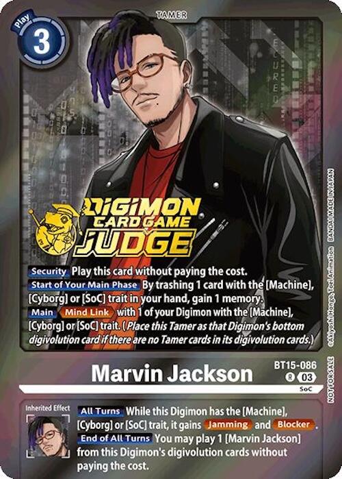 Marvin Jackson [BT15-086] (Judge Pack 6) [Exceed Apocalypse] | Tables and Towers