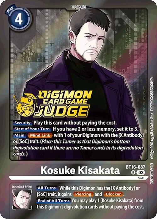 Kosuke Kisakata [BT16-087] (Judge Pack 6) [Beginning Observer] | Tables and Towers