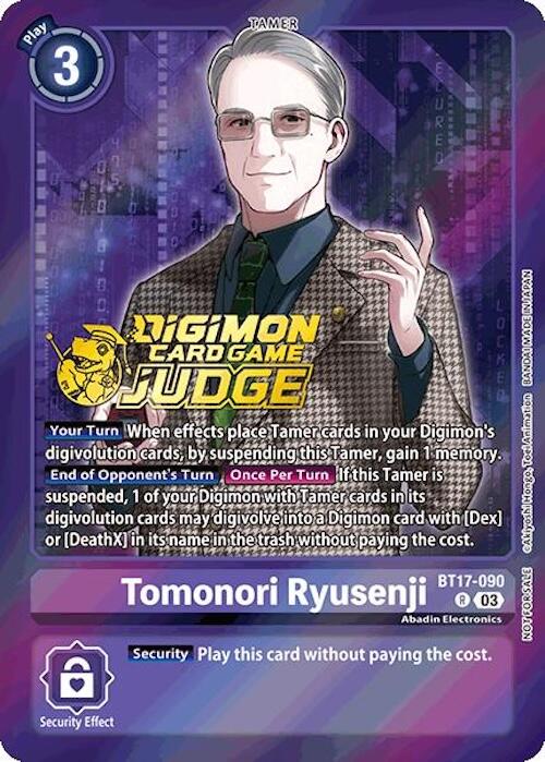 Tomonori Ryusenji [BT17-090] (Judge Pack 6) [Secret Crisis] | Tables and Towers