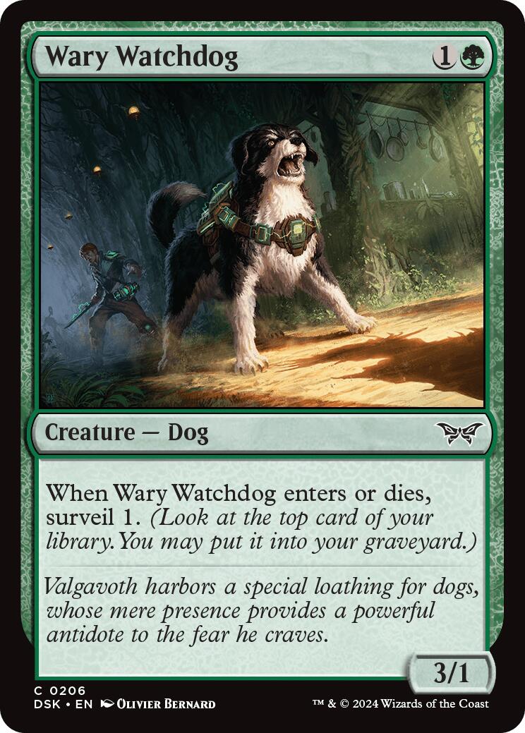 Wary Watchdog [Duskmourn: House of Horror] | Tables and Towers