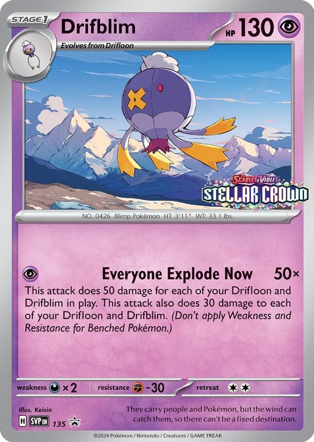 Drifblim (SVP135) [Scarlet & Violet: Black Star Promos] | Tables and Towers