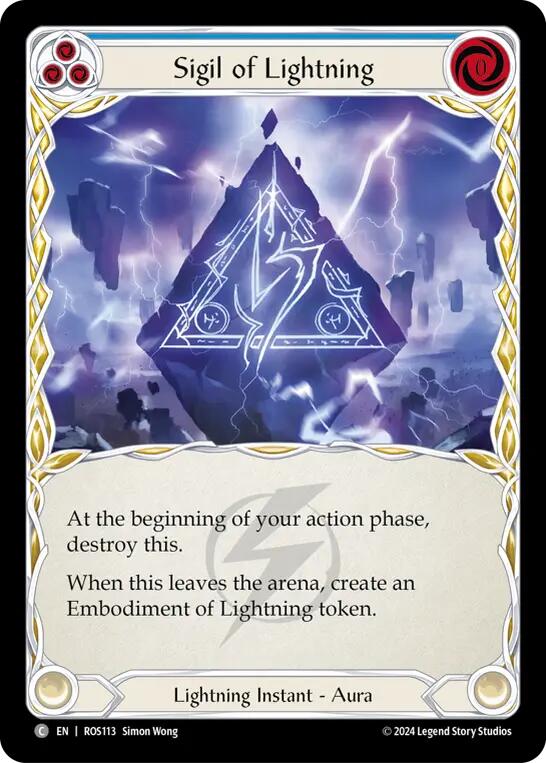 Sigil of Lightning (Marvel) [ROS113] (Rosetta)  Cold Foil | Tables and Towers