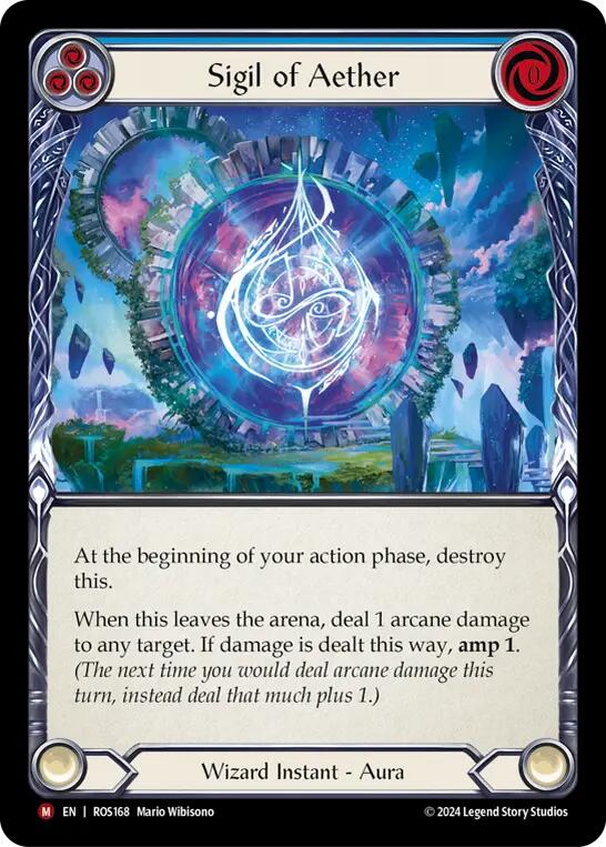 Sigil of Aether (Marvel) [ROS168] (Rosetta)  Cold Foil | Tables and Towers