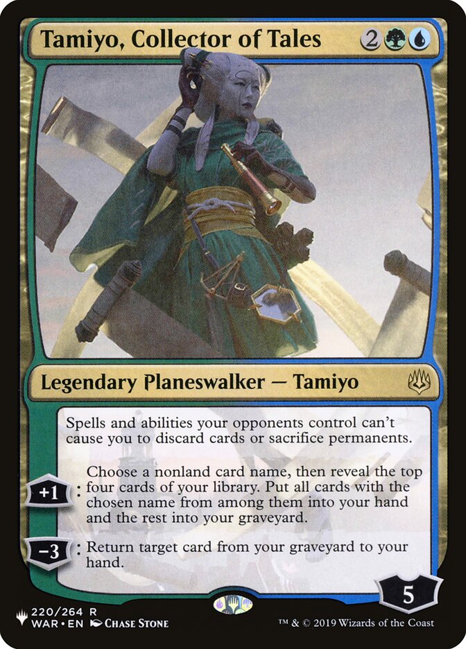 Tamiyo, Collector of Tales [The List] | Tables and Towers