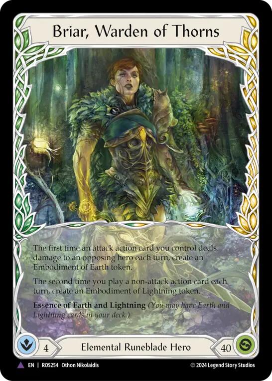 Briar, Warden of Thorns (Marvel) [ROS254] (Rosetta)  Cold Foil | Tables and Towers