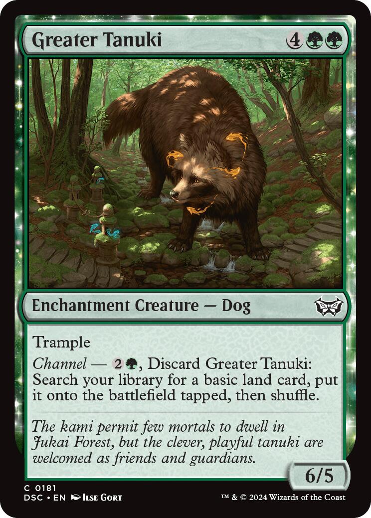 Greater Tanuki [Duskmourn: House of Horror Commander] | Tables and Towers