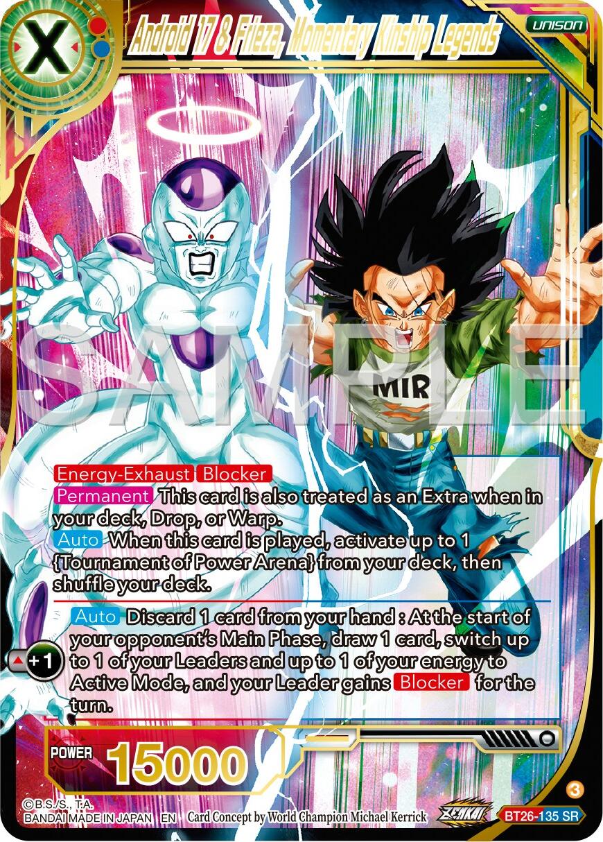 Android 17 & Frieza, Momentary Kinship Legends (BT26-135) [Ultimate Advent] | Tables and Towers