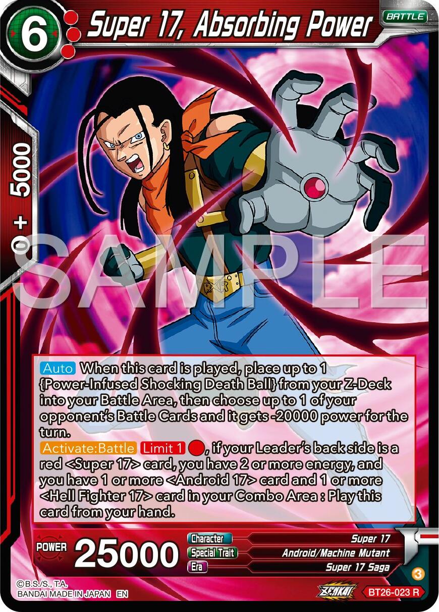 Super 17, Absorbing Power (BT26-023) [Ultimate Advent] | Tables and Towers