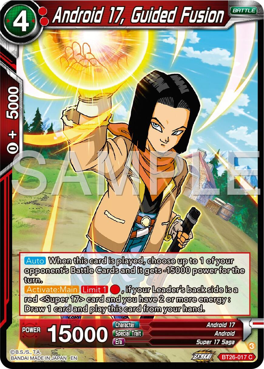 Android 17, Guided Fusion (BT26-017) [Ultimate Advent] | Tables and Towers