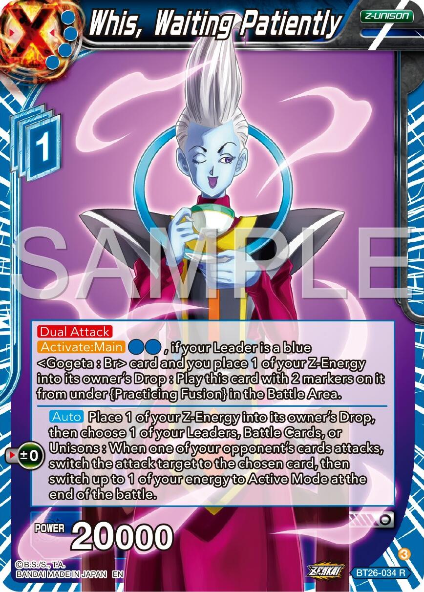 Whis, Waiting Patiently (BT26-034) [Ultimate Advent] | Tables and Towers