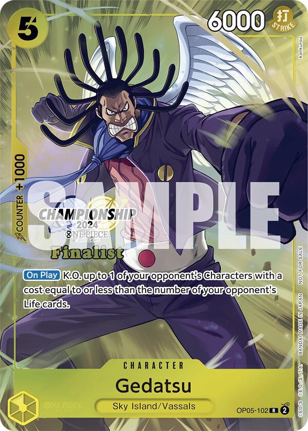 Gedatsu (Championship 2024 Finalist Card Set) [One Piece Promotion Cards] | Tables and Towers