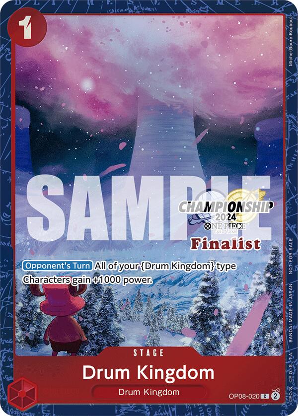 Drum Kingdom (Championship 2024 Finalist Card Set) [One Piece Promotion Cards] | Tables and Towers