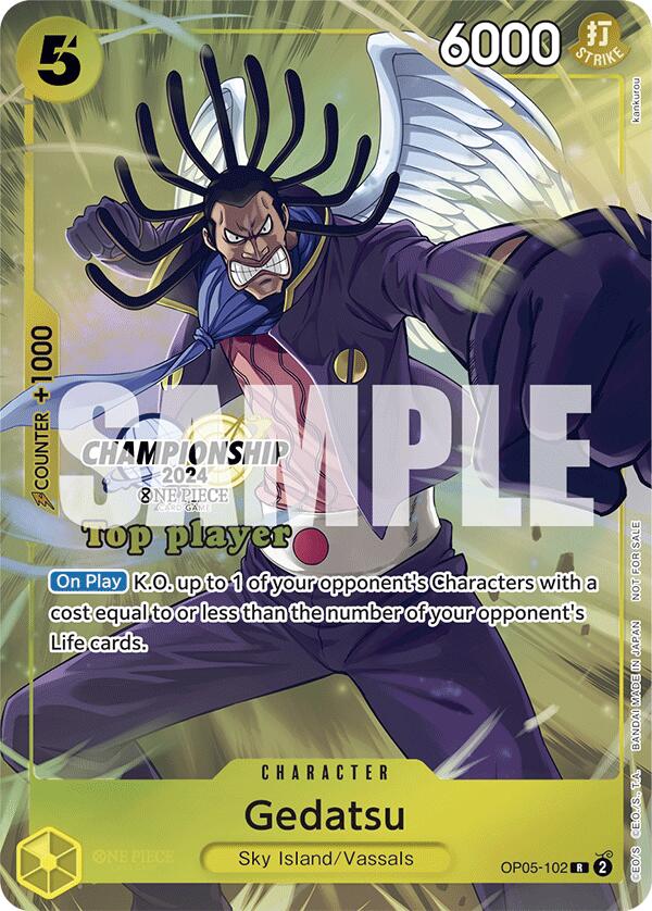 Gedatsu (Championship 2024 Top Player Pack) [One Piece Promotion Cards] | Tables and Towers