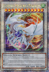 Cosmic Blazar Dragon [MP24-EN029] Quarter Century Secret Rare | Tables and Towers