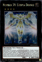 Number 39: Utopia Double [MP24-EN031] Quarter Century Secret Rare | Tables and Towers