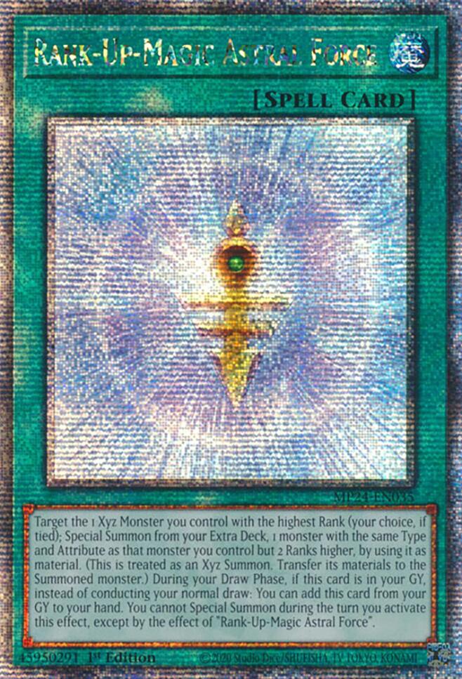 Rank-Up-Magic Astral Force [MP24-EN035] Quarter Century Secret Rare | Tables and Towers