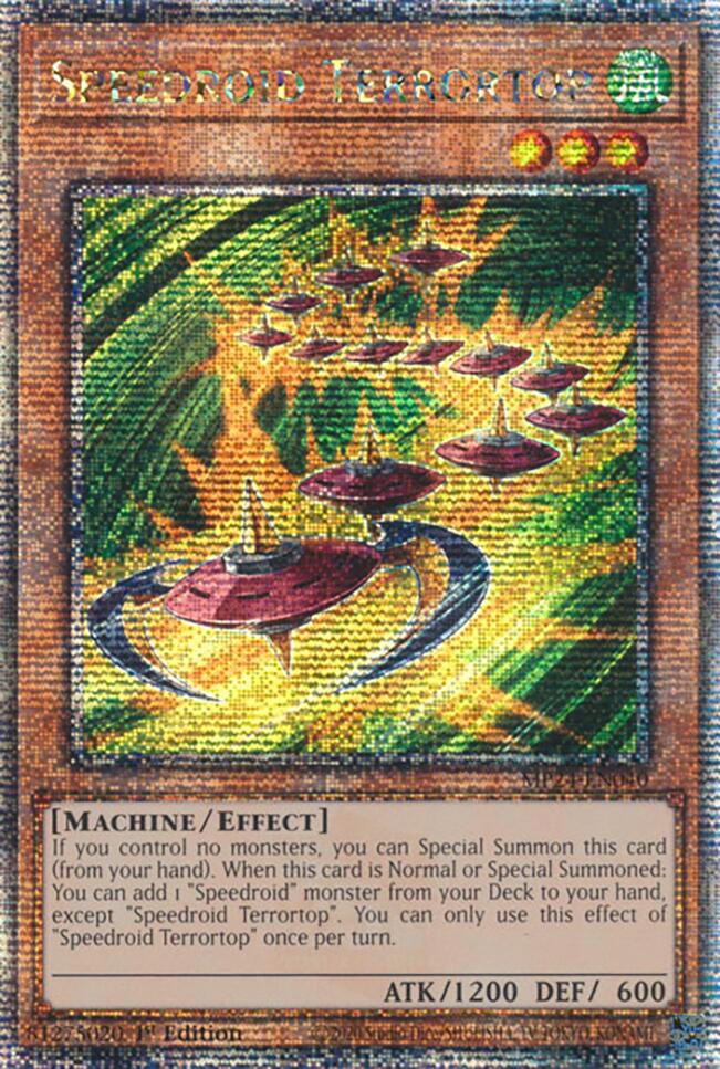 Speedroid Terrortop [MP24-EN040] Quarter Century Secret Rare | Tables and Towers