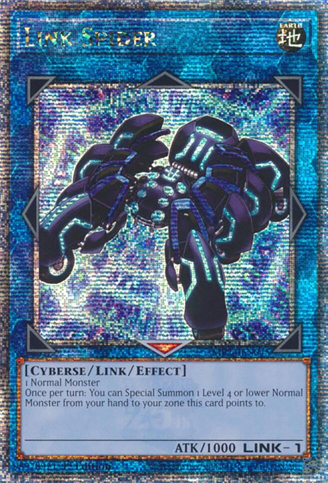 Link Spider [MP24-EN045] Quarter Century Secret Rare | Tables and Towers