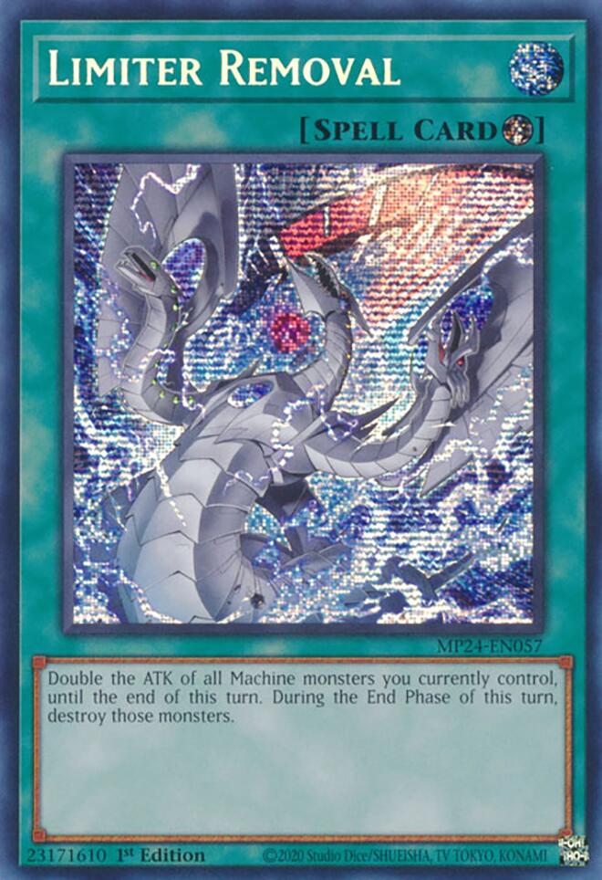 Limiter Removal (Alternate Art) [MP24-EN057] Prismatic Secret Rare | Tables and Towers