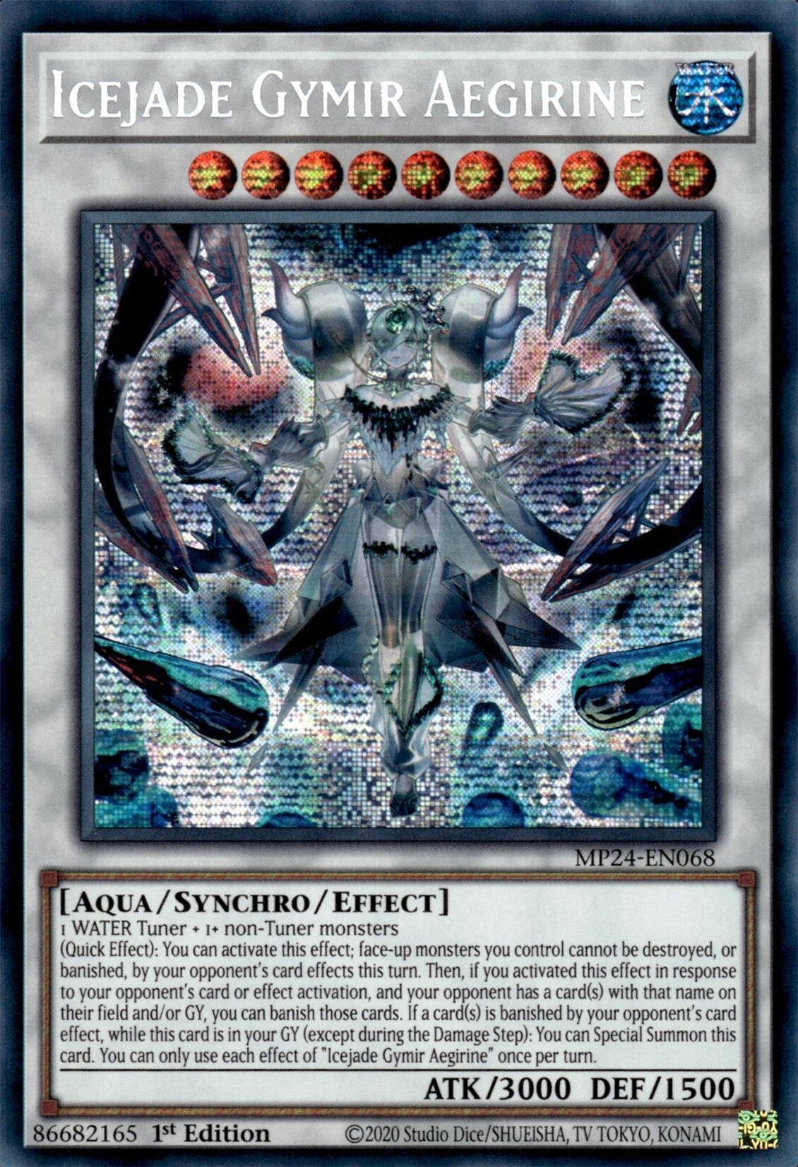 Icejade Gymir Aegirine [MP24-EN068] Prismatic Secret Rare | Tables and Towers