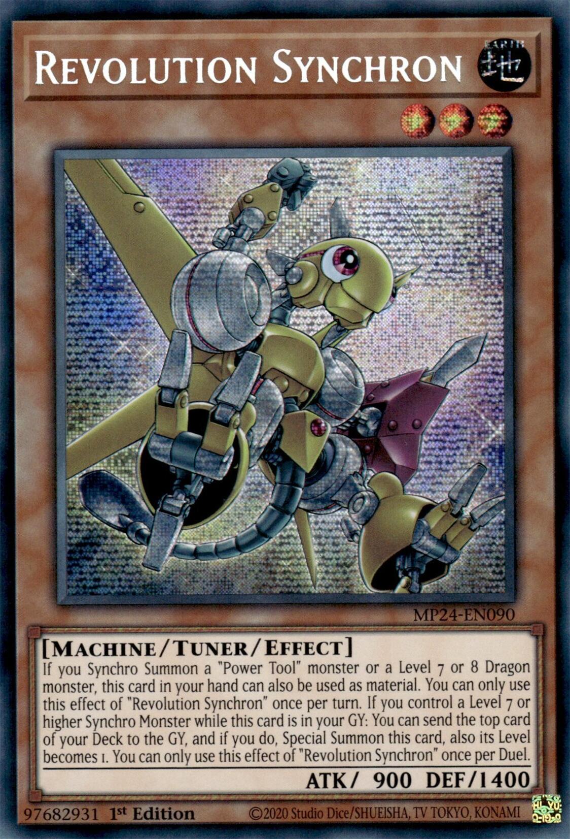 Revolution Synchron [MP24-EN090] Prismatic Secret Rare | Tables and Towers