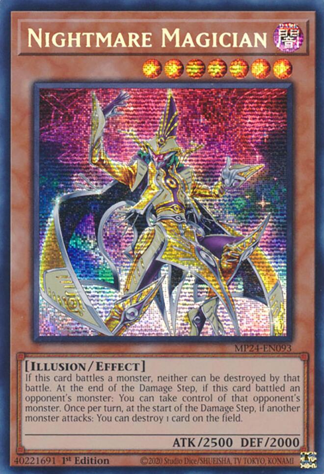 Nightmare Magician [MP24-EN093] Prismatic Secret Rare | Tables and Towers