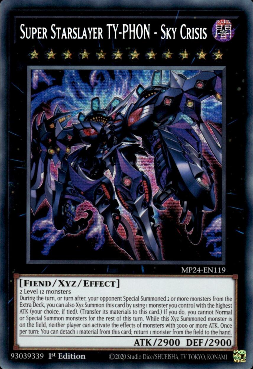 Super Starslayer TY-PHON - Sky Crisis [MP24-EN119] Prismatic Secret Rare | Tables and Towers