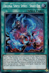 Original Sinful Spoils - Snake-Eye [MP24-EN124] Prismatic Secret Rare | Tables and Towers