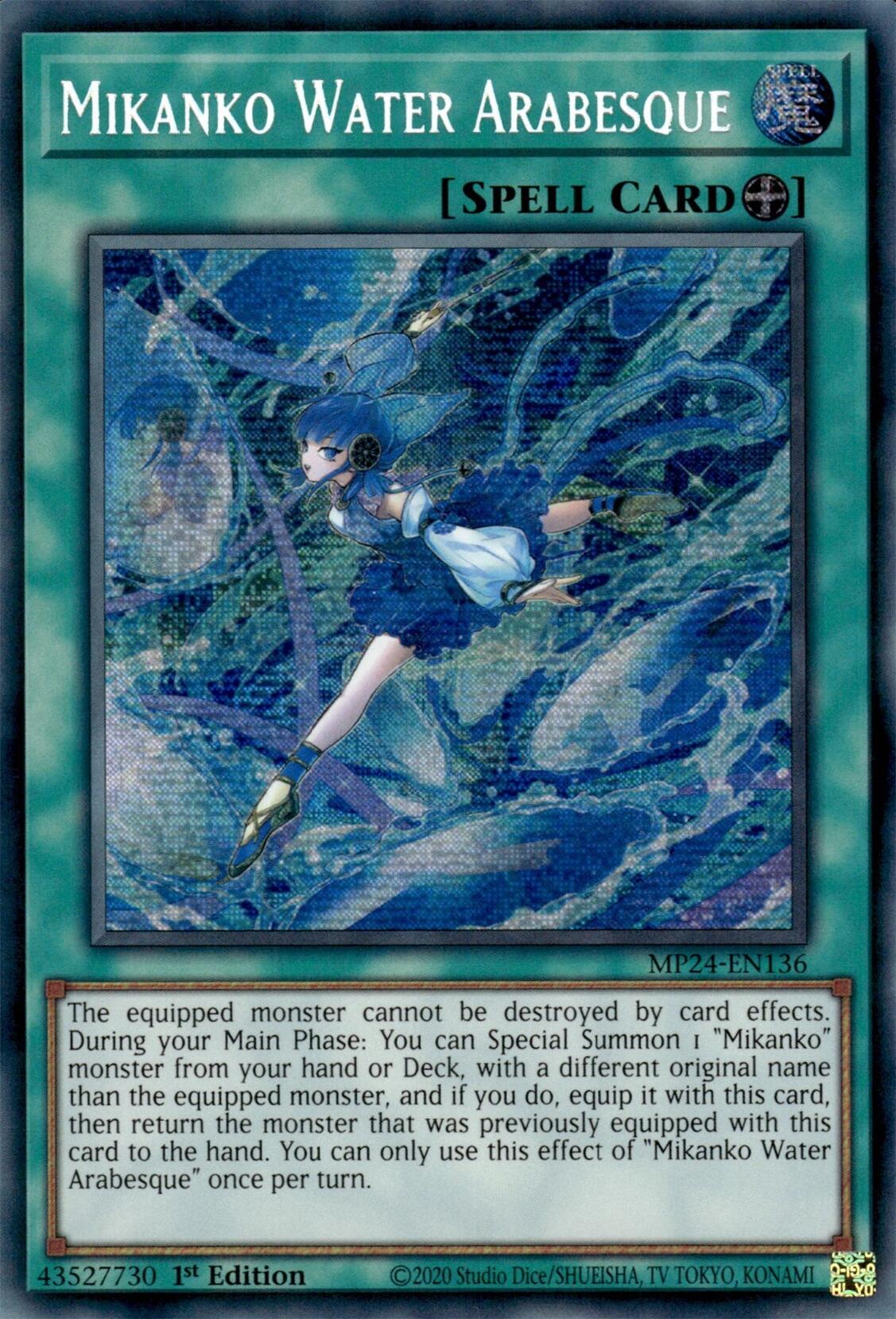 Mikanko Water Arabesque [MP24-EN136] Prismatic Secret Rare | Tables and Towers