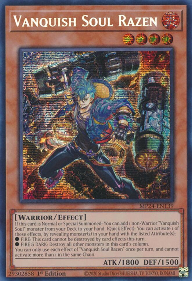 Vanquish Soul Razen [MP24-EN139] Prismatic Secret Rare | Tables and Towers