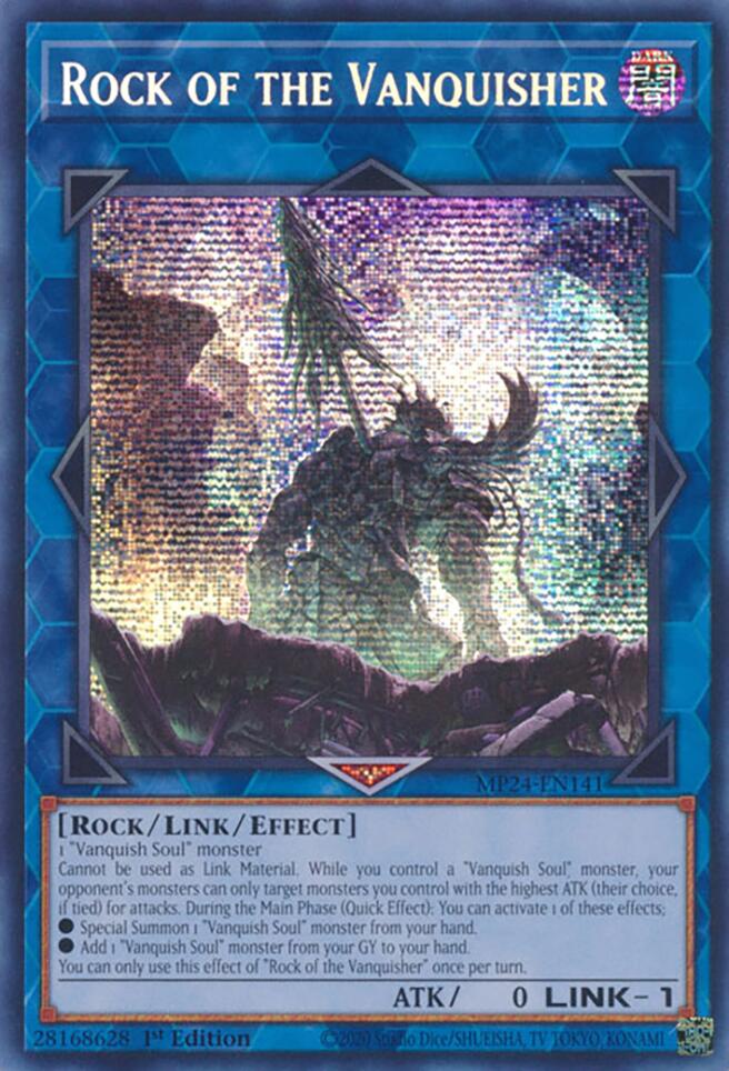 Rock of the Vanquisher [MP24-EN141] Prismatic Secret Rare | Tables and Towers