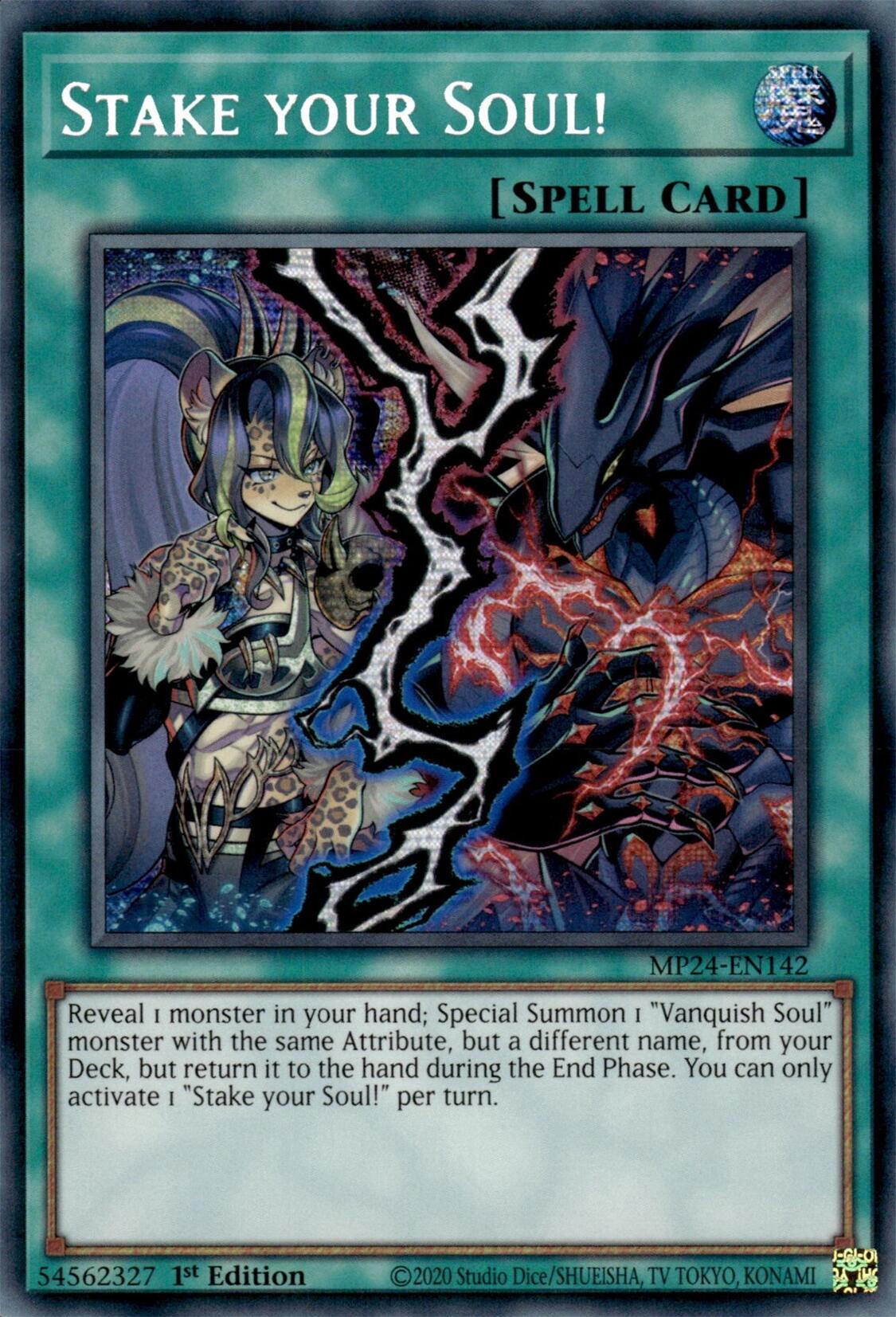 Stake your Soul! [MP24-EN142] Prismatic Secret Rare | Tables and Towers