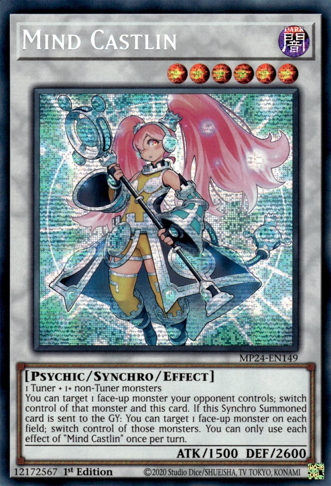 Mind Castlin [MP24-EN149] Prismatic Secret Rare | Tables and Towers