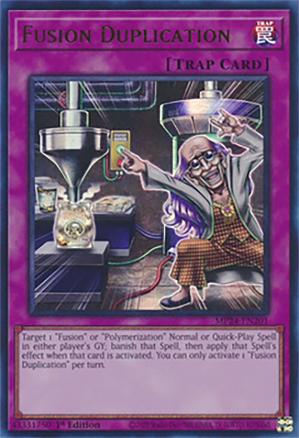 Fusion Duplication [MP24-EN201] Ultra Rare | Tables and Towers